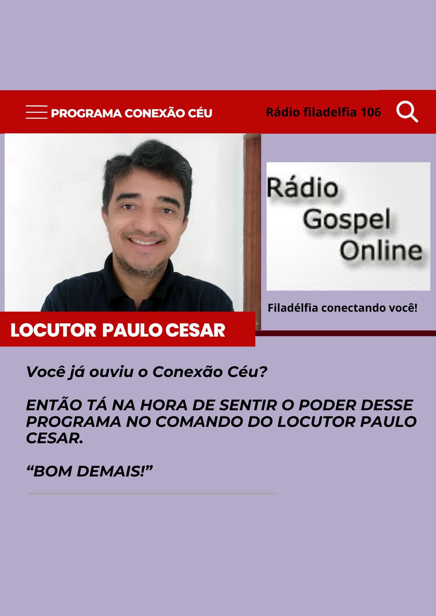 Conexão Céu: A alegria do Rádio com Paulo César post thumbnail image