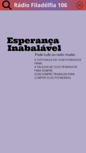 “Pode tudo ao redor mudar — a esperança em Deus permanece firme.”
A Palavra de Deus permanece para sempre, e Deus sempre trabalha para cumprir Suas promessas.
